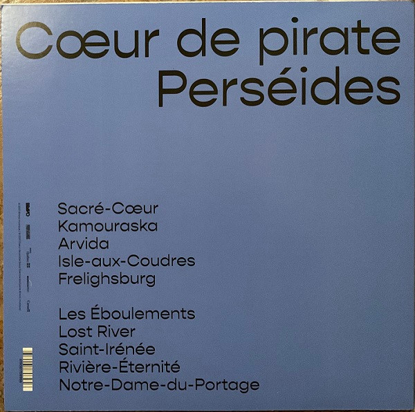 Cœur De Pirate - Perséides (Black with White Splatter Vinyl) [Vinyl] | Bravo Musique (BRAVO-009-LP) - 2