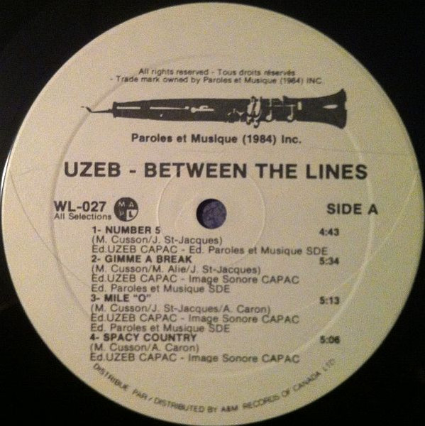 UZEB - Between The Lines | Paroles & Musique (WL-027) - 3