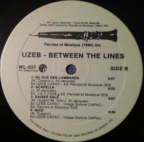 UZEB - Between The Lines | Paroles & Musique (WL-027) - 4