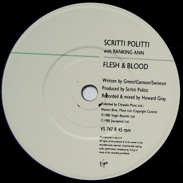 Scritti Politti With Ranking Ann - The Word Girl | Virgin (VS 747) - 4 Scritti Politti With Ranking Ann - The Word Girl | Virgin (VS 747) - 4