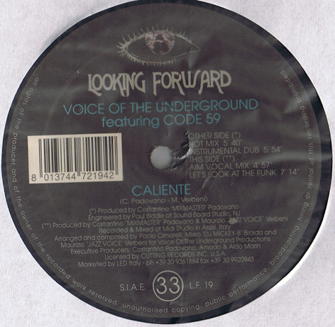 Voice Of The Underground Featuring Code 59 - Caliente | Looking Forward (L.F. 19) - main