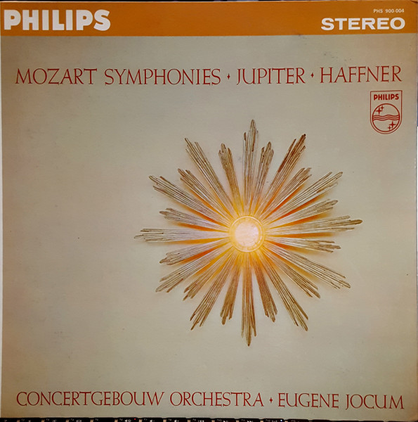 Wolfgang Amadeus Mozart , Eugen Jochum , Concertgebouworkest - Mozart Symphonies ♦ Jupiter ♦ Haffner | Philips (PHS 900-004)