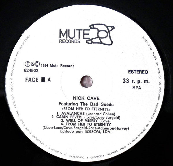 Nick Cave & The Bad Seeds - From Her To Eternity | Mute (624902) - 2