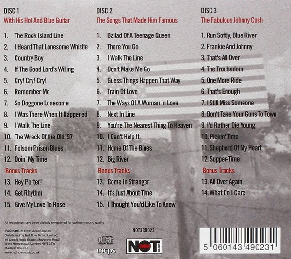 Johnny Cash - Storyteller | Not Now Music (NOT3CD023) - 2