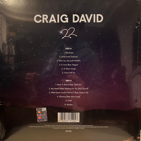 Craig David - 22 | BMG (538812941) - 2
