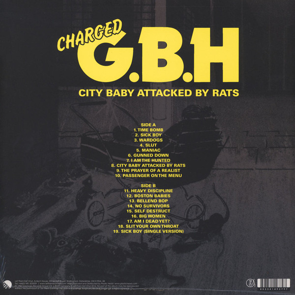 G.B.H. - City Baby Attacked By Rats | Let Them Eat Vinyl (LETV461LP) - 2
