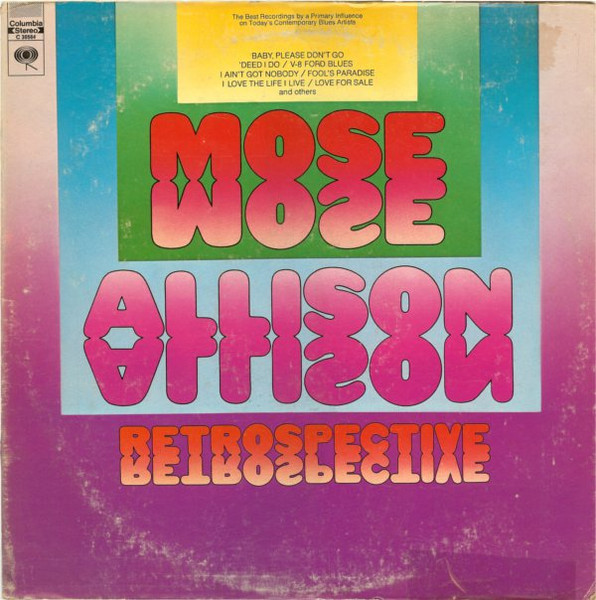 Mose Allison - Retrospective | Columbia (C 30564)