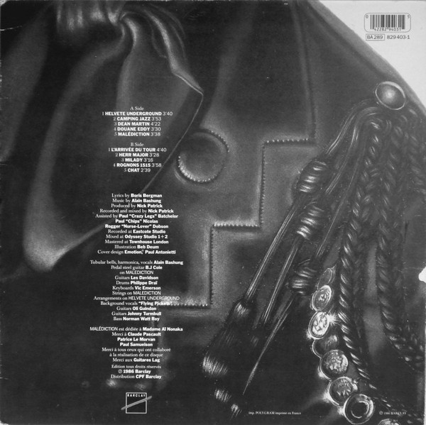 Alain Bashung - Passé Le Rio Grande... | Barclay (829 403-1) - 2