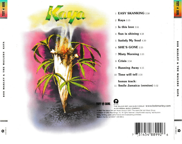 Bob Marley & The Wailers - Kaya | Tuff Gong (548 899-2) - 2 Bob Marley & The Wailers - Kaya | Tuff Gong (548 899-2) - 2
