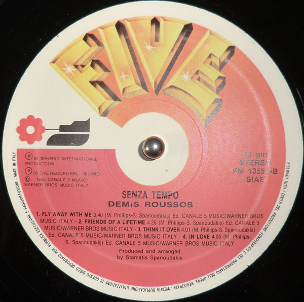 Demis Roussos - Senza Tempo | Five (FM 13553) - 4