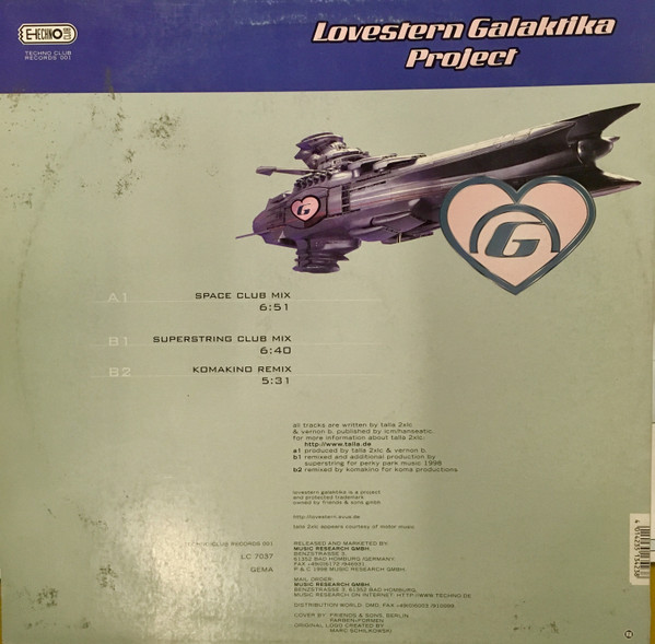 Lovestern Galaktika Project - Galaktika '98 | Technoclub Records (001) - 2 Lovestern Galaktika Project - Galaktika '98 | Technoclub Records (001) - 2