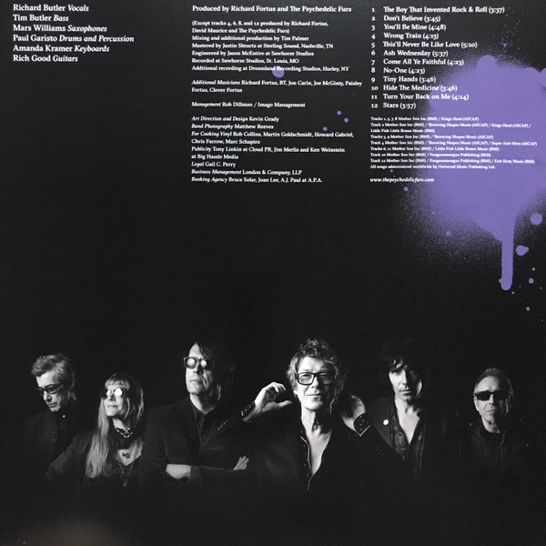The Psychedelic Furs - Made Of Rain | Cooking Vinyl (COOKLP762) - 2