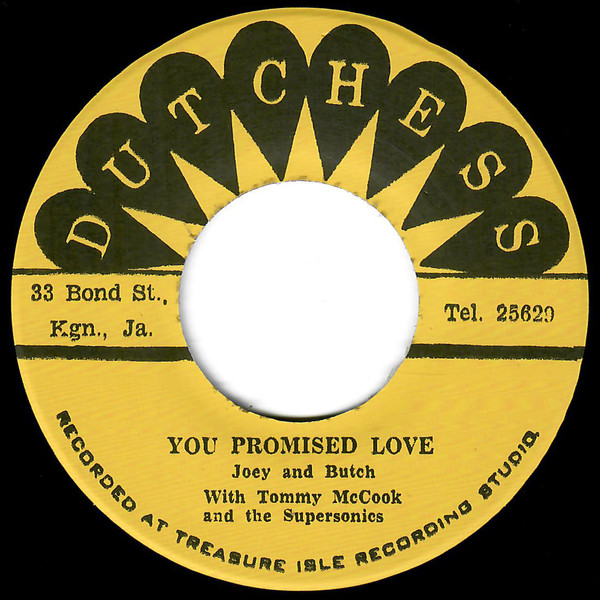 Joanne Dennis And Butch / Alton Ellis And Joanne Dennis - You Promised Love / Oh What A Smile Can Do | Dutchess (t033) - main