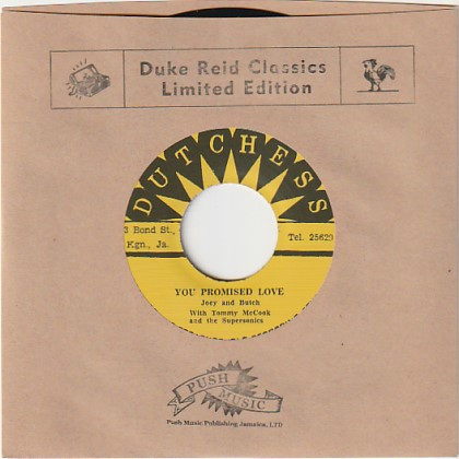 Joanne Dennis And Butch / Alton Ellis And Joanne Dennis - You Promised Love / Oh What A Smile Can Do | Dutchess (t033) - 3