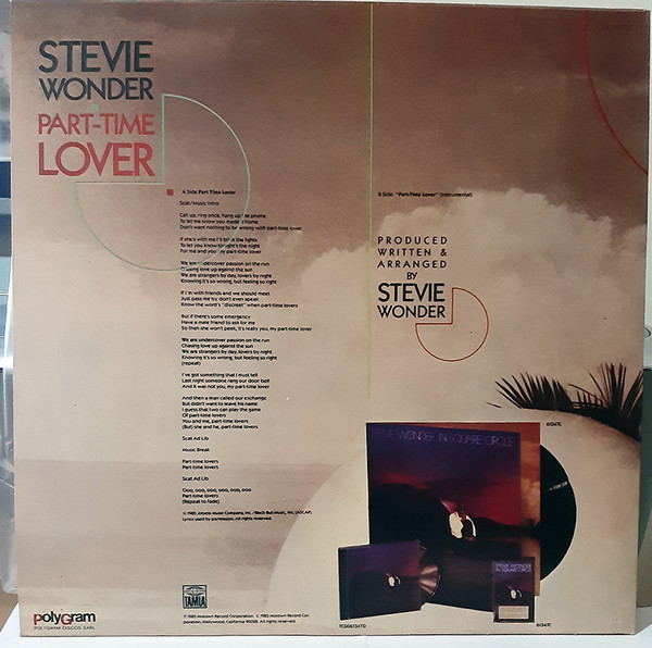Stevie Wonder - Part-Time Lover | Tamla (04548 TG) - 2
