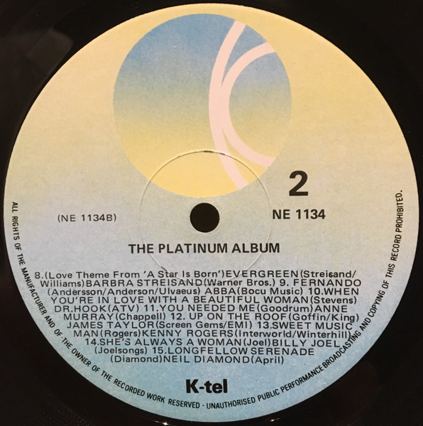 Various - The Platinum Album | K-Tel (NE 1134) - 4