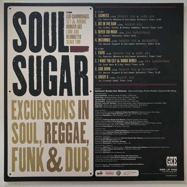 Soul Sugar - Excursions In Soul, Reggae, Funk & Dub | Gee Recordings (GEELP002) - 2
