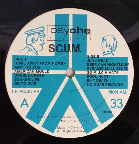S.C.U.M. - Born Too Soon.... | Psyche Industry Records (PIR 08) - 3