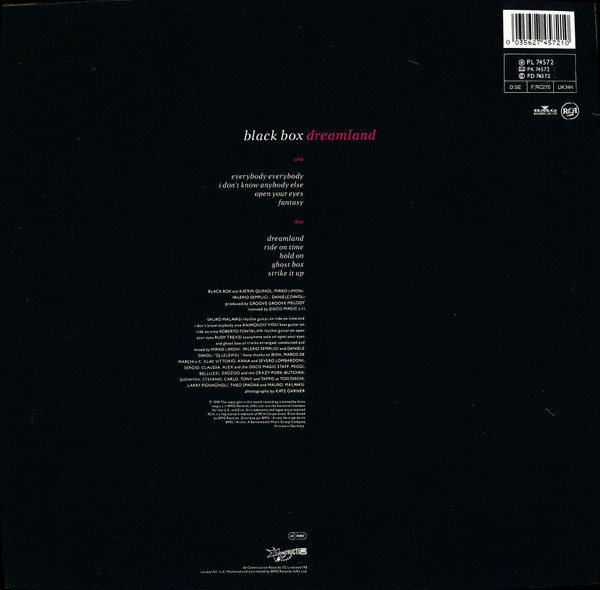 Black Box - Dreamland | Deconstruction (PL 74572) - 2