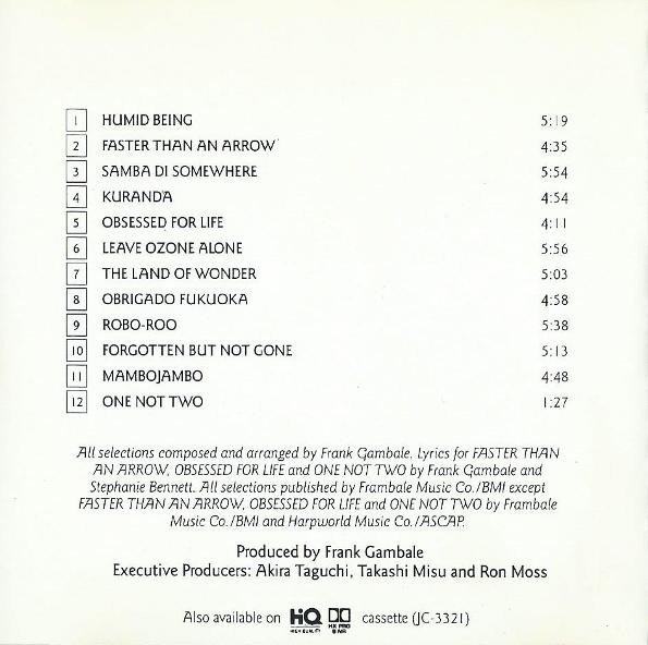 Frank Gambale - Thunder From Down Under | JVC (JD-3321) - 2
