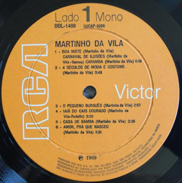 Martinho Da Vila - Martinho Da Vila | RCA Victor (BBL-1488) - main Martinho Da Vila - Martinho Da Vila | RCA Victor (BBL-1488) - main
