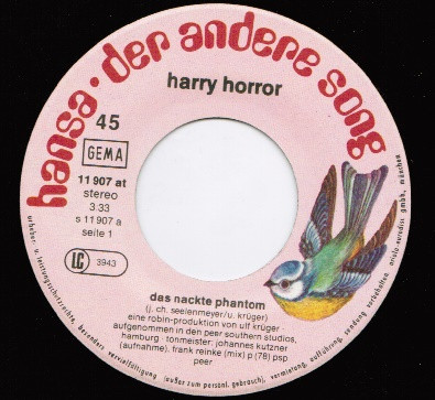 Harry Horror - Das Nackte Phantom | Hansa (11 907 AT) - 2