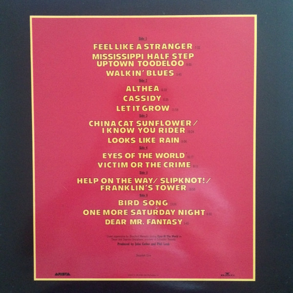 The Grateful Dead - Without A Net | Arista (303 935) - 2 The Grateful Dead - Without A Net | Arista (303 935) - 2