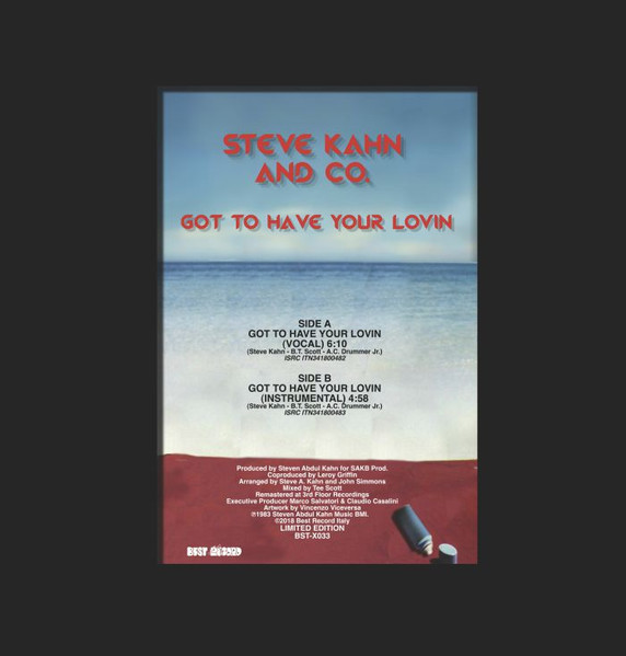 Steve Kahn And Co. - Got To Have Your Lovin | Best Record Italy (BST-X033) - 4 Steve Kahn And Co. - Got To Have Your Lovin | Best Record Italy (BST-X033) - 4