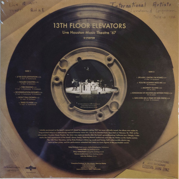 13th Floor Elevators - Live Houston Music Theatre '67 | International Artists (IA-LP18QFPS6M) - 2 13th Floor Elevators - Live Houston Music Theatre '67 | International Artists (IA-LP18QFPS6M) - 2