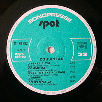 Cousineau - Cousineau | Sonopresse (ST69603) - 3 Cousineau - Cousineau | Sonopresse (ST69603) - 3