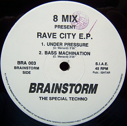 8 Mix - Rave City E.P. | Brainstorm (BRA 003) 8 Mix - Rave City E.P. | Brainstorm (BRA 003)