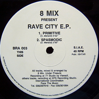8 Mix - Rave City E.P. | Brainstorm (BRA 003) - 2
