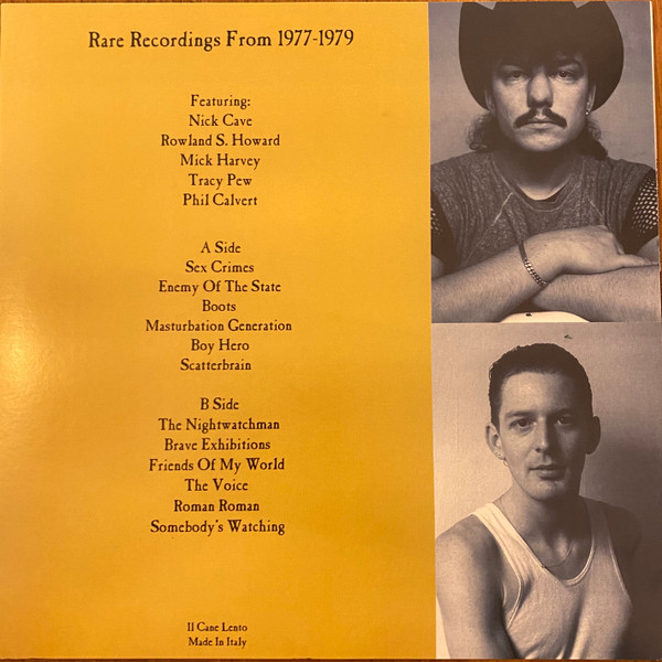 The Boys Next Door - The Lost & Brave Exhibitions Of...1977-1979 LP | Il Cane Lento (none) - 2 The Boys Next Door - The Lost & Brave Exhibitions Of...1977-1979 LP | Il Cane Lento (none) - 2