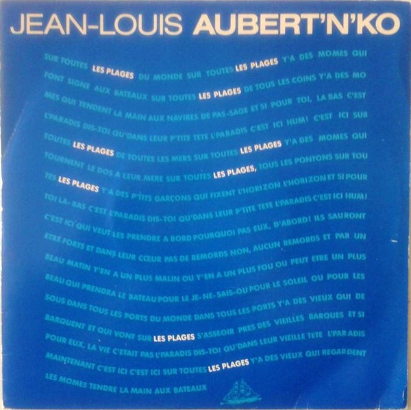 Jean-Louis Aubert And Ko. - Les Plages | Virgin (90320) - main