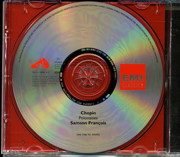Samson François , Frédéric Chopin - Polonaises | EMI Classics (7243 4 76801 2 0) - 3