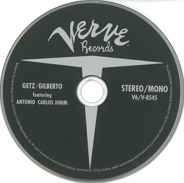 Stan Getz / João Gilberto Featuring Antonio Carlos Jobim - Getz / Gilberto | Verve Records (0602537827718) - 3