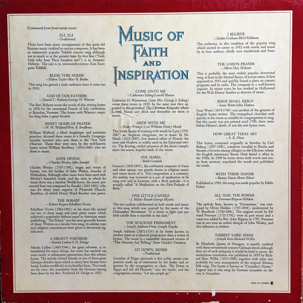 Various - Music Of Faith And Inspiration | Reader's Digest (RD8S) - 3 Various - Music Of Faith And Inspiration | Reader's Digest (RD8S) - 3