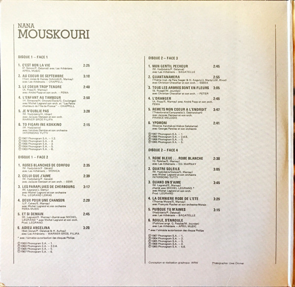Nana Mouskouri - Vedettes 1+1 | Philips (6680 003) - 3 Nana Mouskouri - Vedettes 1+1 | Philips (6680 003) - 3