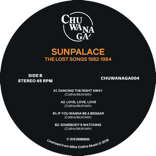 Sun Palace - The Lost Songs 1982-1984 | Chuwanaga (CHUWANAGA004) - 4