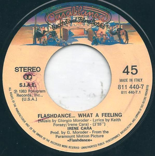 Irene Cara - Flashdance... What A Feeling | Casablanca (811 440-7) - 3 Irene Cara - Flashdance... What A Feeling | Casablanca (811 440-7) - 3