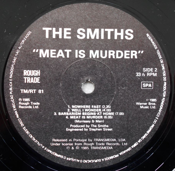 The Smiths - Meat Is Murder | Rough Trade (TM/RT 81) - 4