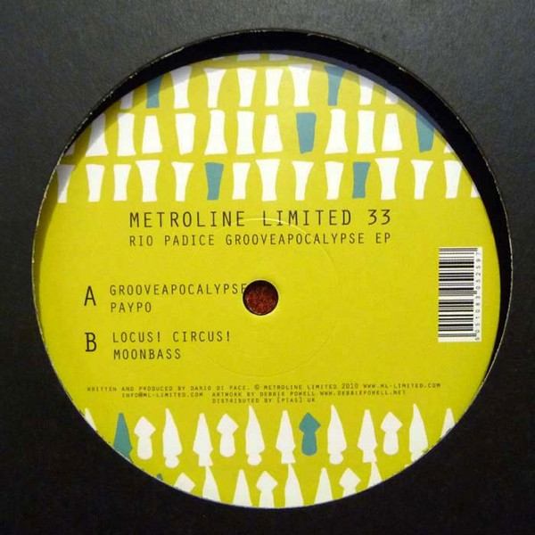 Rio Padice - Grooveapocalypse EP | Metroline Limited (MLTD033)