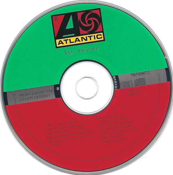 Yes - Fragile | Atlantic (7567-82667-2) - 3