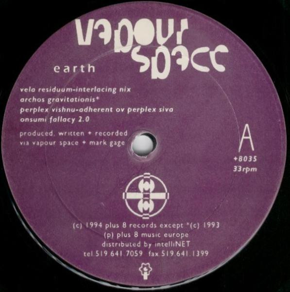 Vapourspace - Themes From Vapour Space | Plus 8 Records (PLUS8035) - 3 Vapourspace - Themes From Vapour Space | Plus 8 Records (PLUS8035) - 3