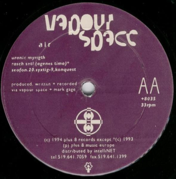 Vapourspace - Themes From Vapour Space | Plus 8 Records (PLUS8035) - 4 Vapourspace - Themes From Vapour Space | Plus 8 Records (PLUS8035) - 4