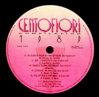 Various - Centofiori Compilation 1989 | Rose Rosse Records (ROSE 5028 / 5029 / 5030) - 2 Various - Centofiori Compilation 1989 | Rose Rosse Records (ROSE 5028 / 5029 / 5030) - 2