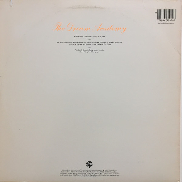 The Dream Academy - The Dream Academy | Warner Bros. Records (9 25265-1) - 2