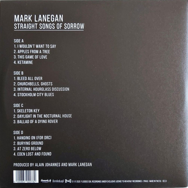 Mark Lanegan - Straight Songs Of Sorrow LP | Heavenly (HVNLP178) - main Mark Lanegan - Straight Songs Of Sorrow LP | Heavenly (HVNLP178) - main