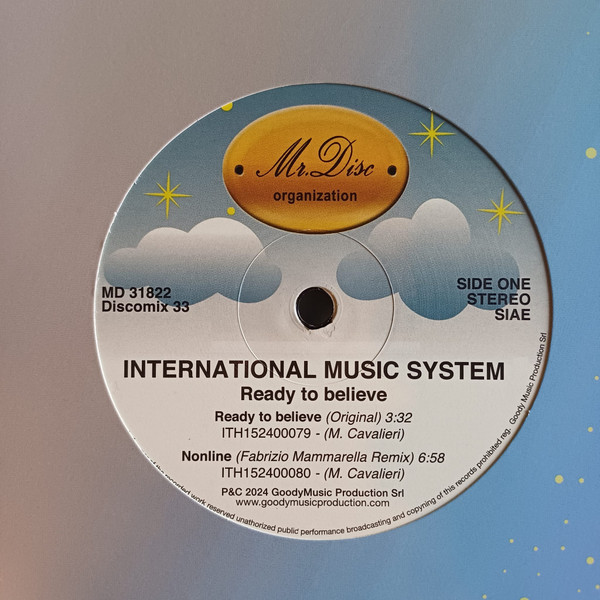 International Music System - Ready To Believe EP | Mr. Disc Organization (MD 31822) - 3 International Music System - Ready To Believe EP | Mr. Disc Organization (MD 31822) - 3
