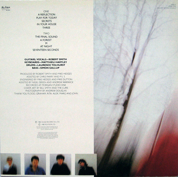 The Cure - Seventeen Seconds | Fiction Records (FIXD 4) - 2